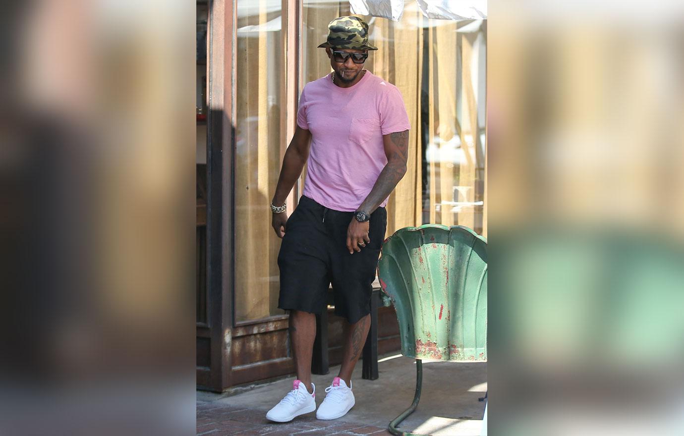 Usher With Pal Jermaine Dupri Amid Herpes Scandal