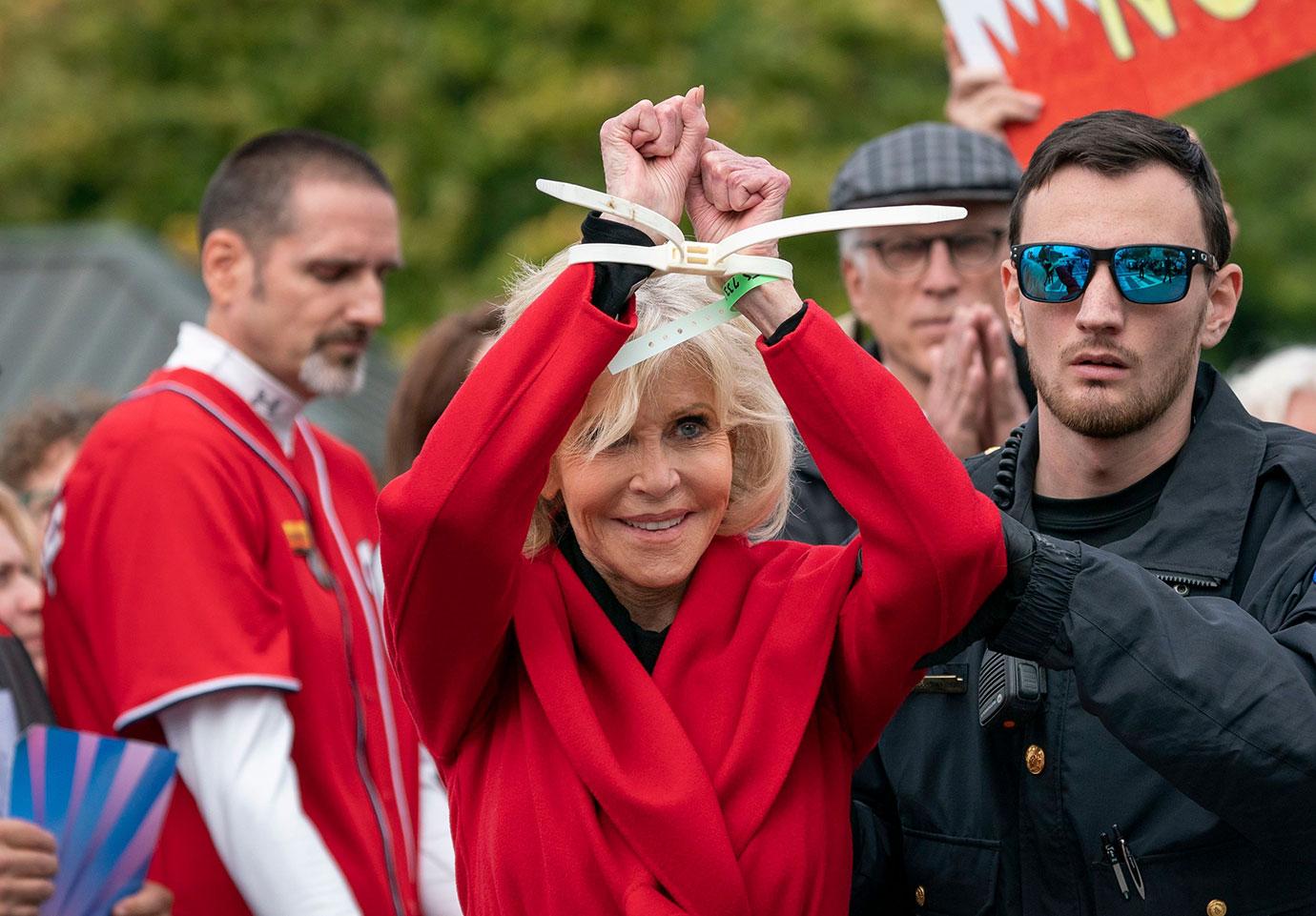 Jane Fonda Arrested While Protesting Climate Change