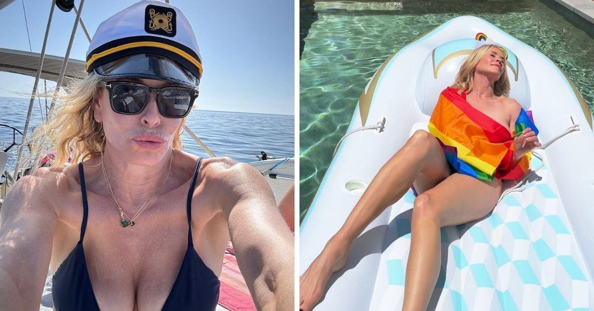 Split photos of Chelsea Handler