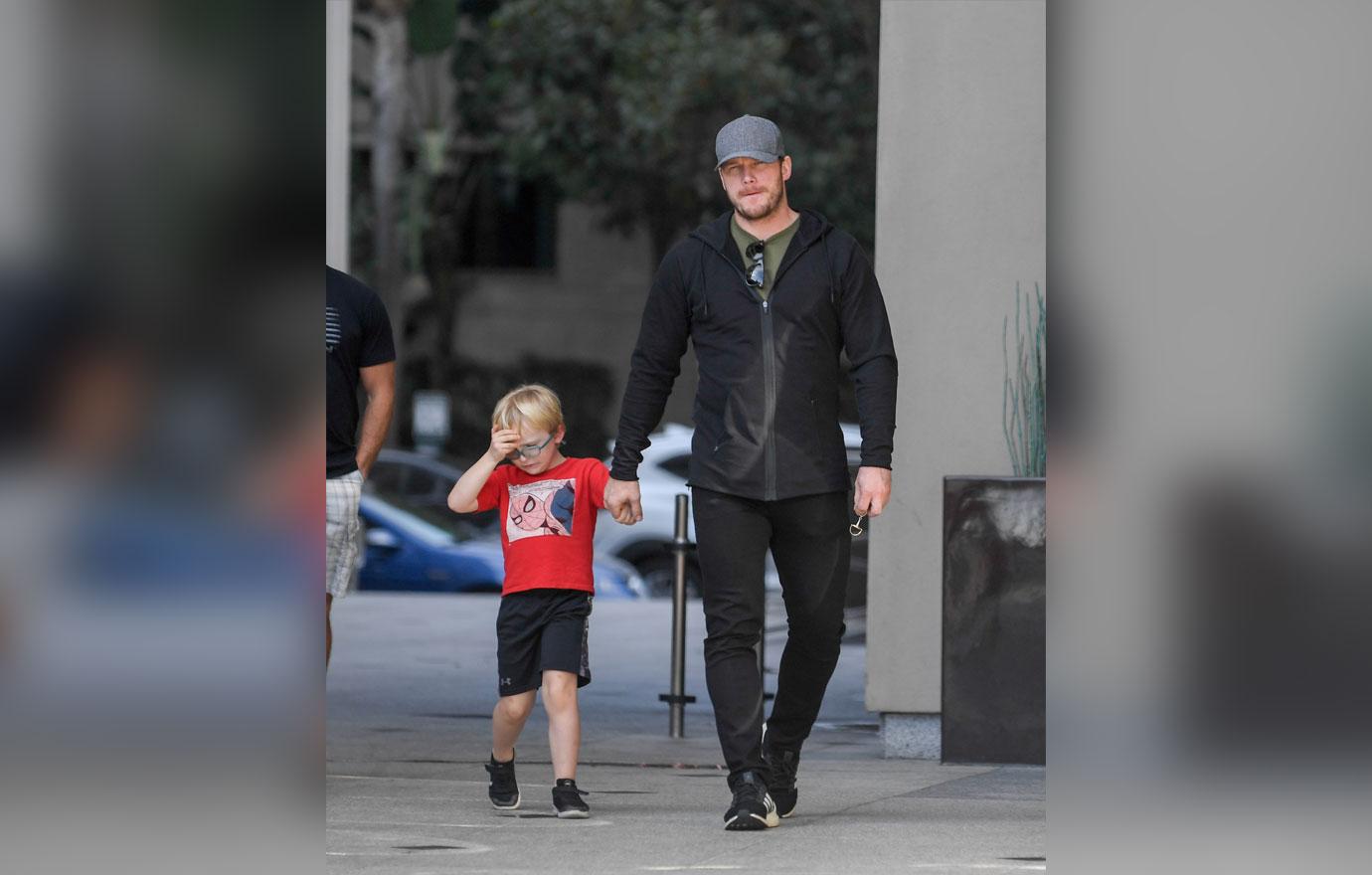 Chris Pratt And Son Attend Monster Jam Amid Katherine Schwarzenegger Romance