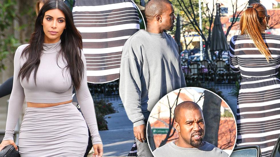 Kanye West Caught Checking Out Another Woman's Butt