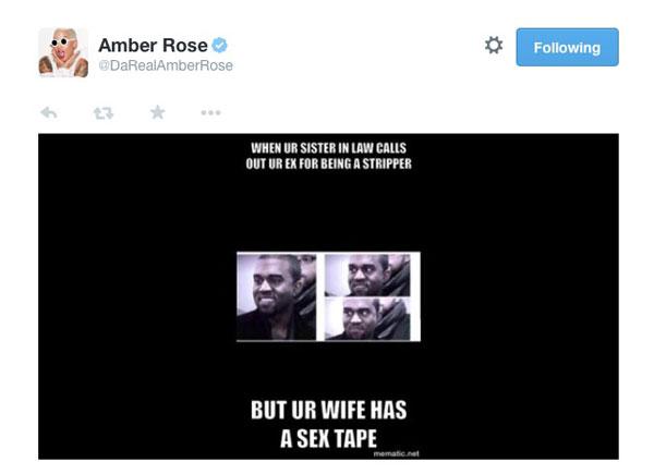 Amber Rose Khloe Kardashian Twitter Fight