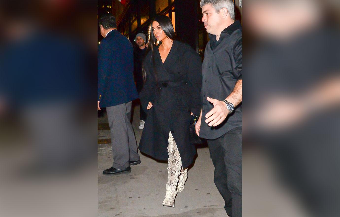 //kim kardashian paris robbery meeting nyc thigh high boots