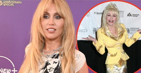 Photo of Miley Cyrus and Dolly Parton