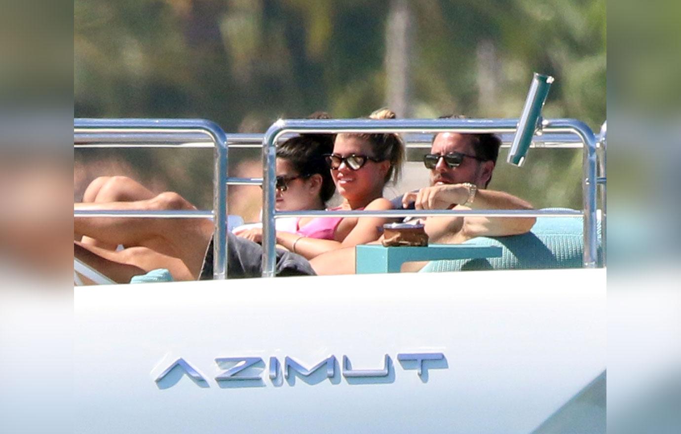 Scott Disick and Sofia Richie Hang Out on Mexico Yacht