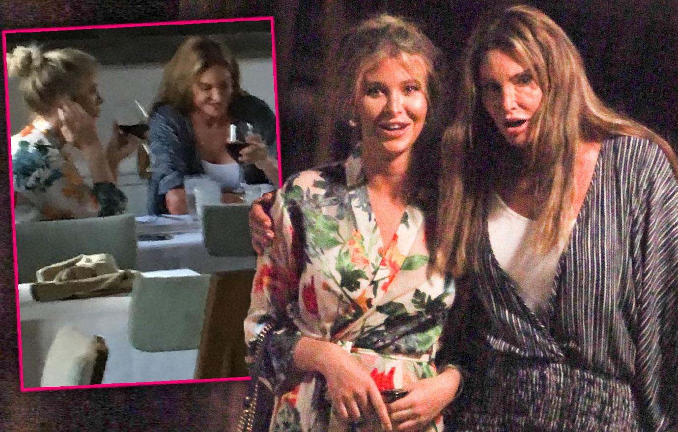 Caitlyn Jenner Galpal Sofia Hutchins PDA Dinner With Shirley