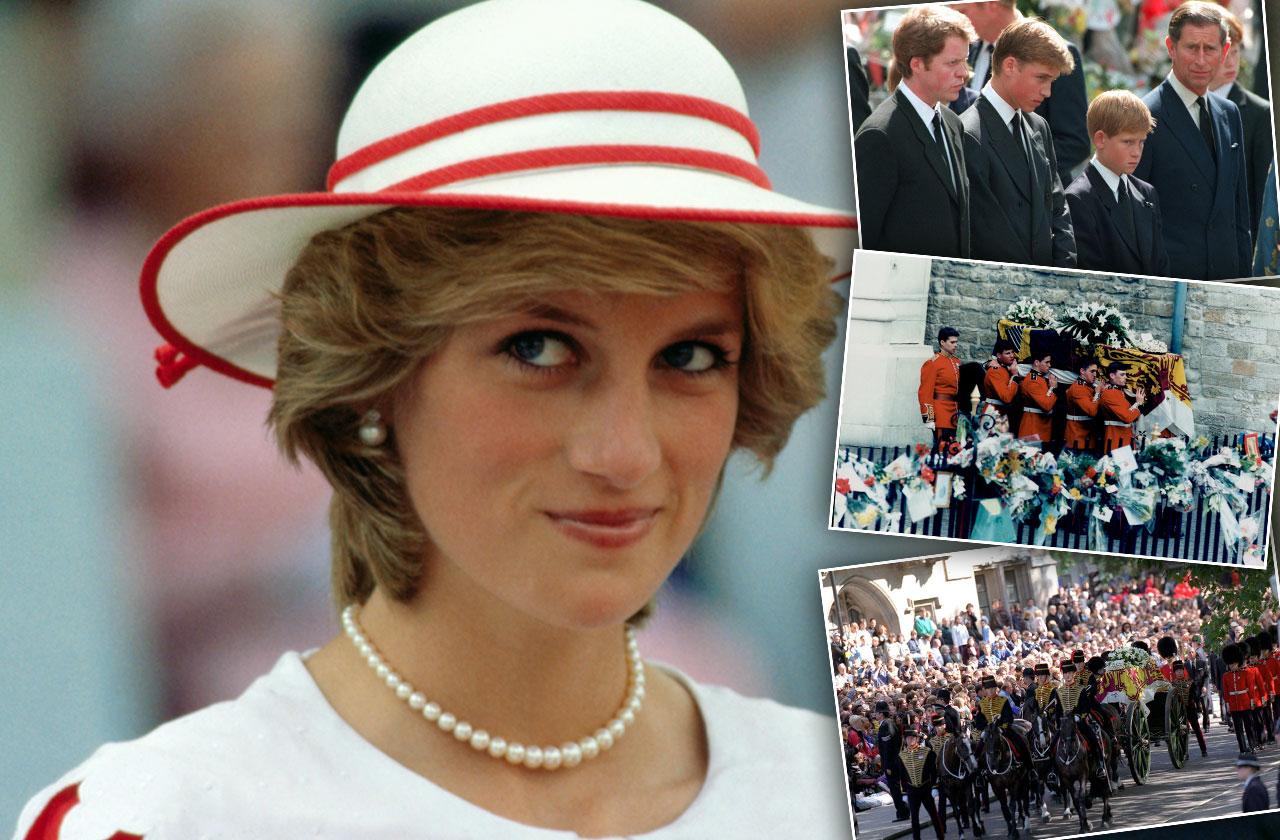 princess diana funeral photos death anniversary family drama