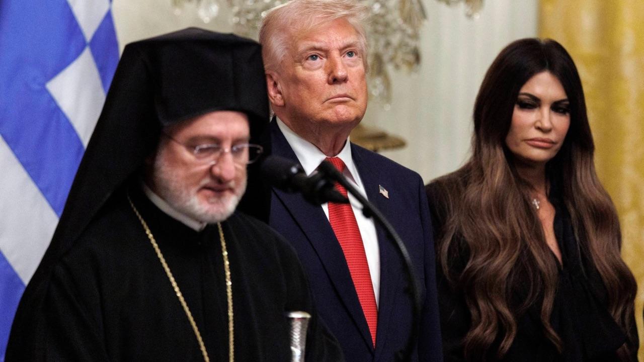 Photo of Kimberly Guilfoyle, Donald Trump