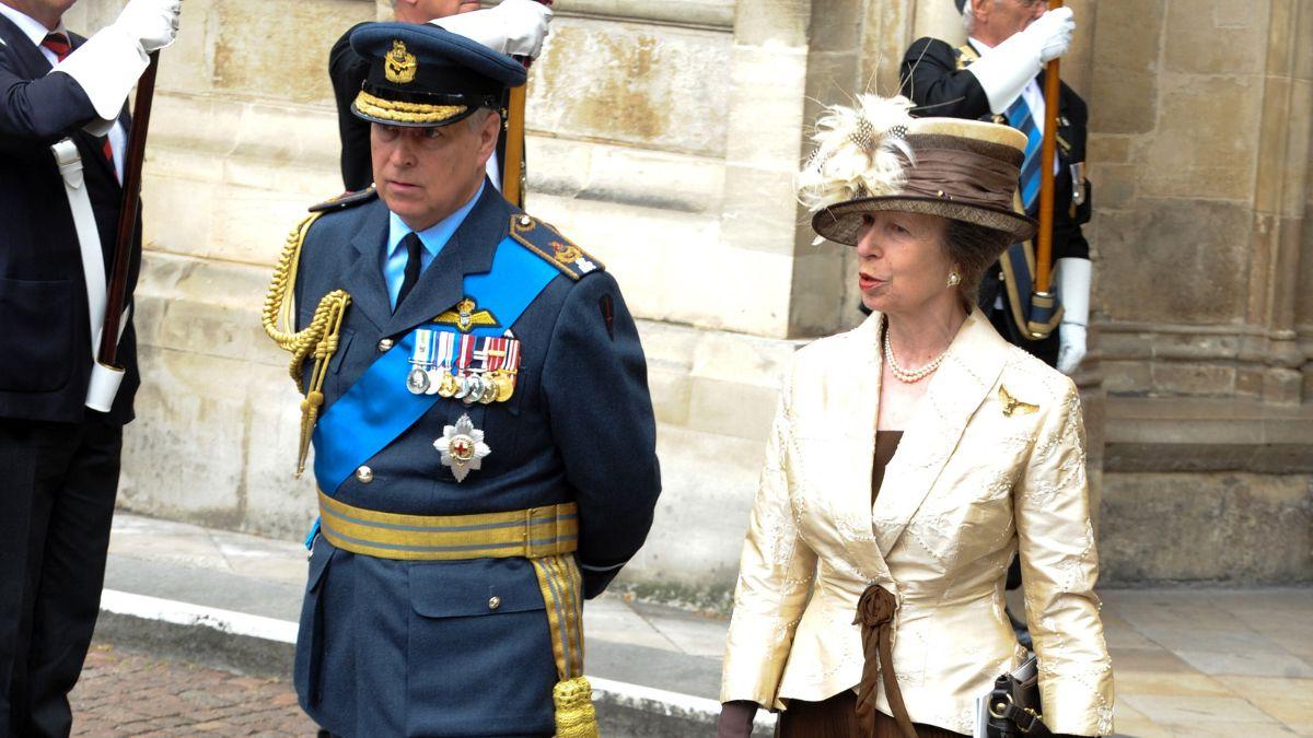 Photo of Princess Anne and Andrew Windsor