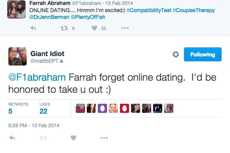 matt baier asked out farrah abraham