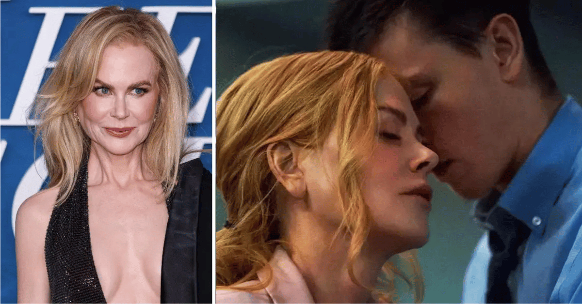 Split photo of Nicole Kidman, 'Babygirl'