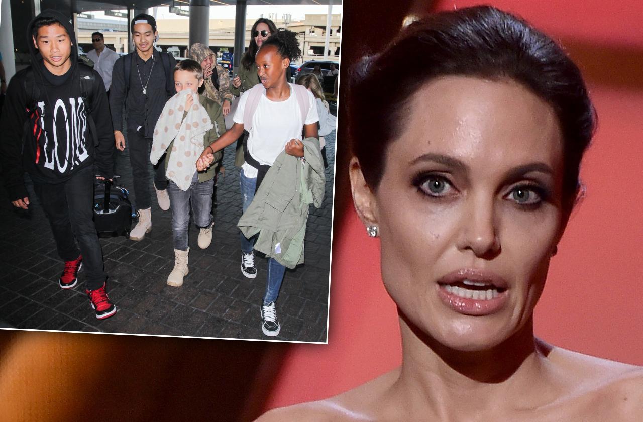 angelina jolie bad health wild children