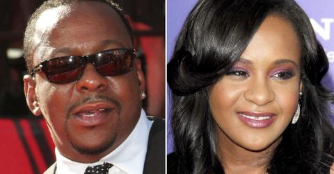 Split photo of Bobby Brown, Bobbi Kristina Brown.
