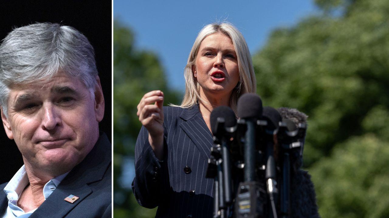 Photo of San Hannity, Karoline Leavitt