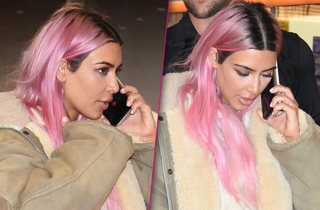 Kim Kardashian Pink Hair Curse