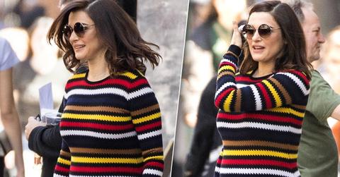 Rachel Weisz Pregnant Baby Bump Photos