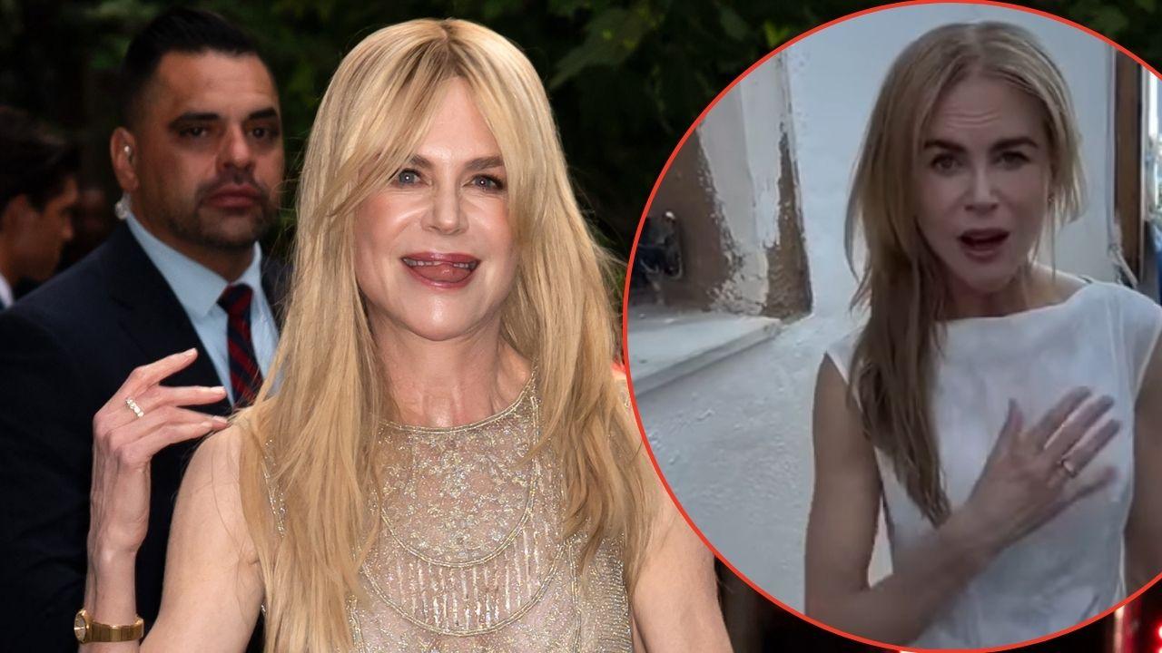 A photo of Nicole Kidman alongside a photo of Nicole Kidman