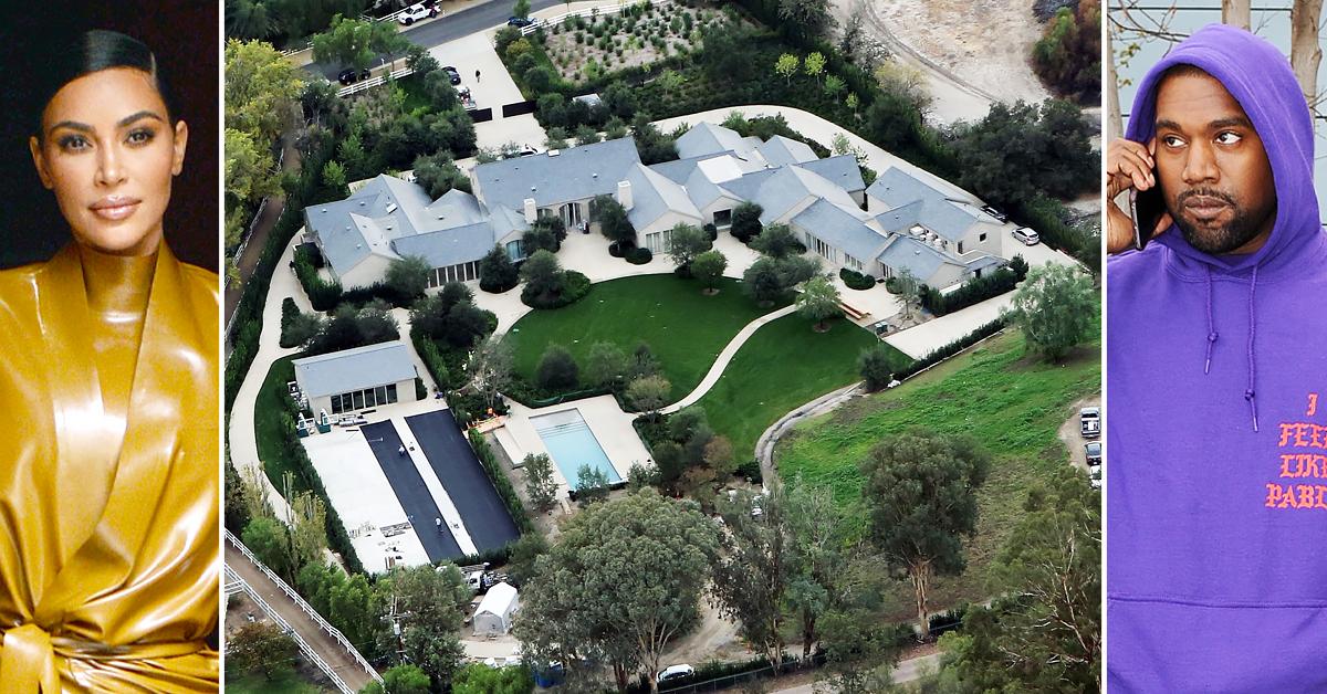 Kim Kardashian and Kanye West's bizarre Hidden Hills home