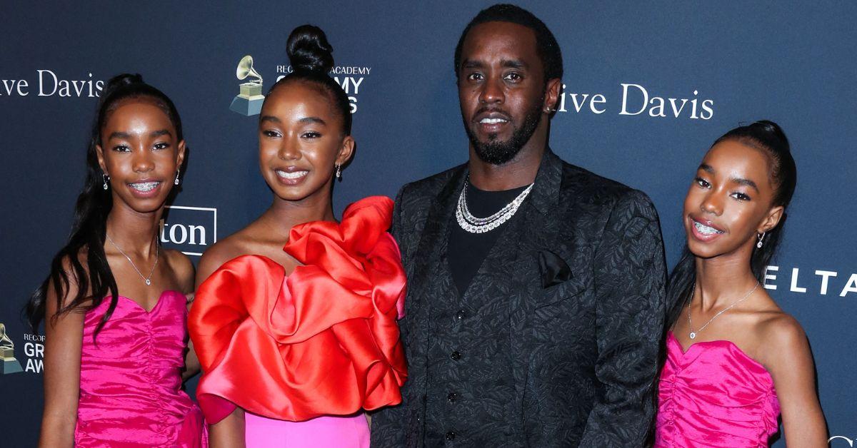 Photo of Diddy and daughters