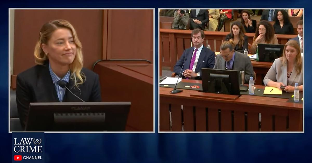 amber heard on the stand this morning pp