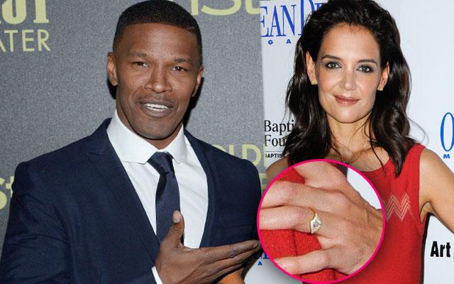 Katie Holmes Engagement Ring Jamie Foxx Photos