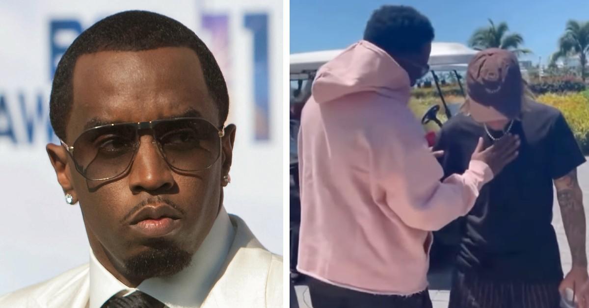 Chilling Video of Diddy ‘Carrying Out Mafia-Style Frisk of Young Justin Bieber For WIRE’ Resurfaces — As Fears Grow Over Shockingly Skinny Singer’s Mental Health 