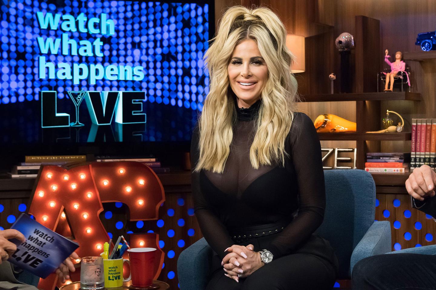 Shoot It Up Kim Zolciak Advocates For Teen Daughter S Plastic Surgery   Kim Zolciak Brielle Zolciak Plastic Surgery Lip Injections Wwhl 05 