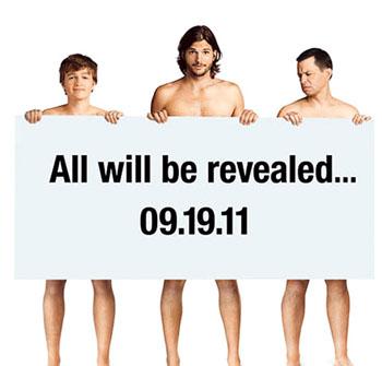 Ashton Kutcher Gets Naked For New Two And A Half Men Ad