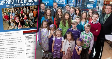 //duggars pettition keep on air pp