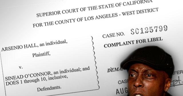 arsenio hall sues sinead oconnor libel