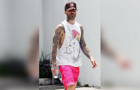 adam levine punk rock unicorn tank top