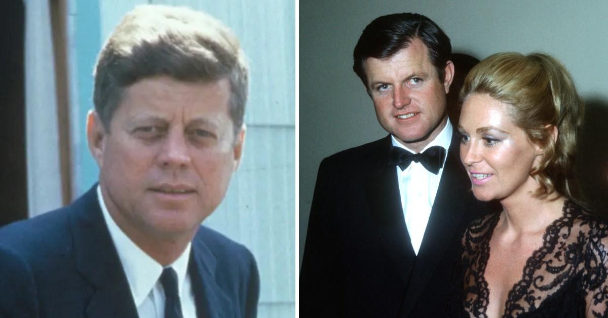 Photo of JFK, Ted Kennedy and Joan Kennedy