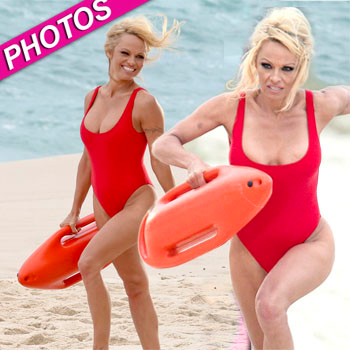 pamela anderson baywatch costume