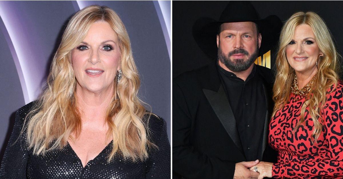 Split photo of Trisha Yearwood, Garth Brooks and Trisha Yearwood