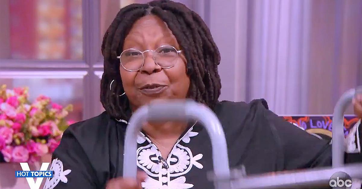 Whoopi Goldberg Returns To 'The View' With A Walker After WeekLong Hiatus