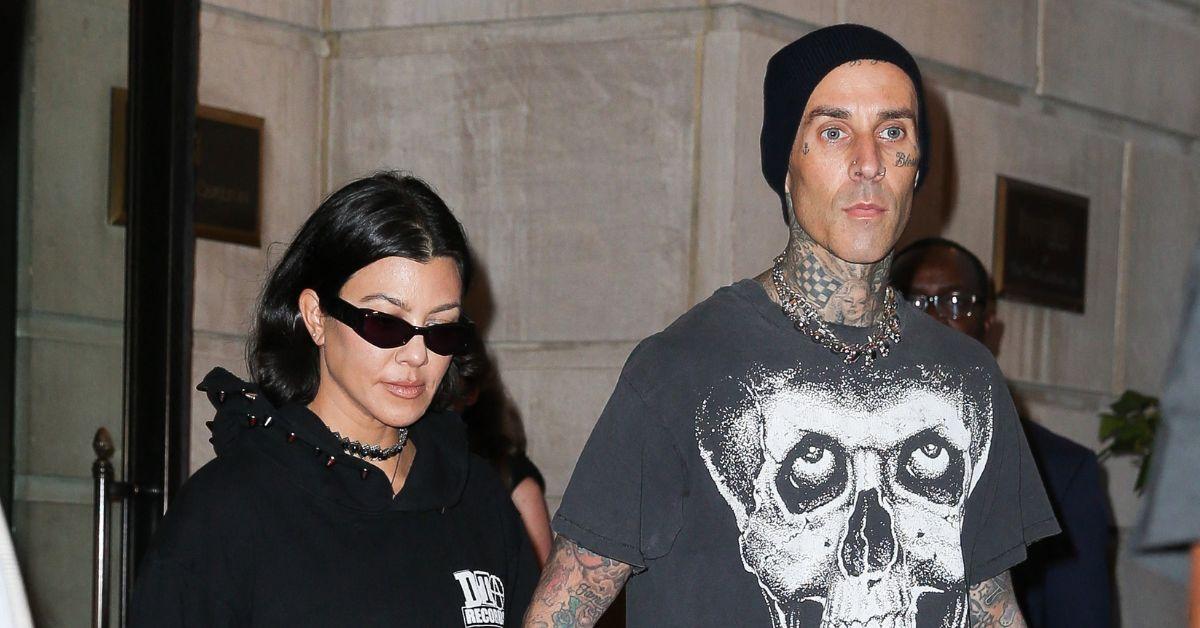 Photo of Travis Barker and Kourtney Kardashian
