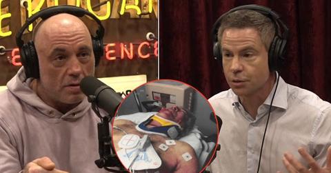 Photo of Joe Rogan, Michael Schellenberger, Jeffrey Epstein