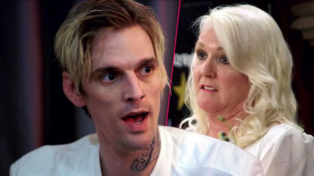 aaron carter busted trash talking mom marriage boot camp family edition video pp x