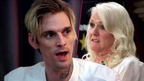 aaron carter busted trash talking mom marriage boot camp family edition video pp x