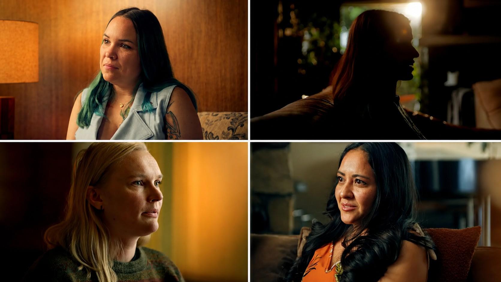 The four women share their stories in the new documentary.
