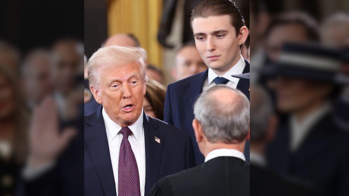 Barron was reportedly worried his dad could be the next target.