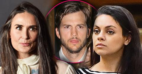 mila kunis baby boy demi moore feud