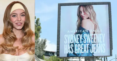 Composite photo of Sydney Sweeney