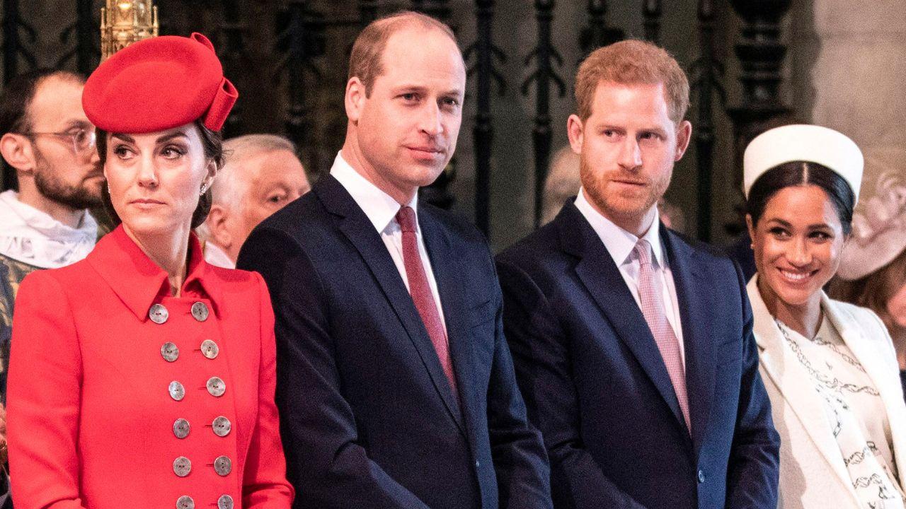 Photo of Prince William, Harry, Kate Middleton, Meghan Markle