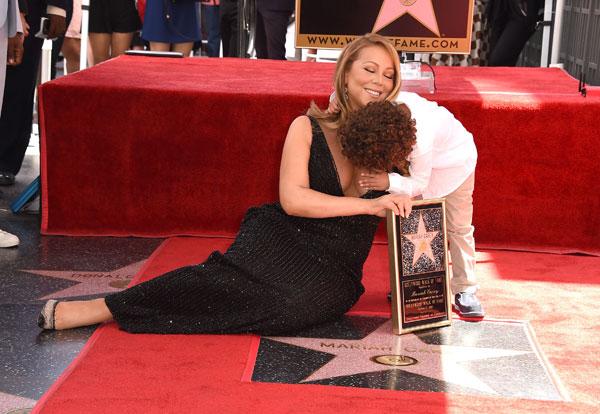 //mariah carey walk fame star