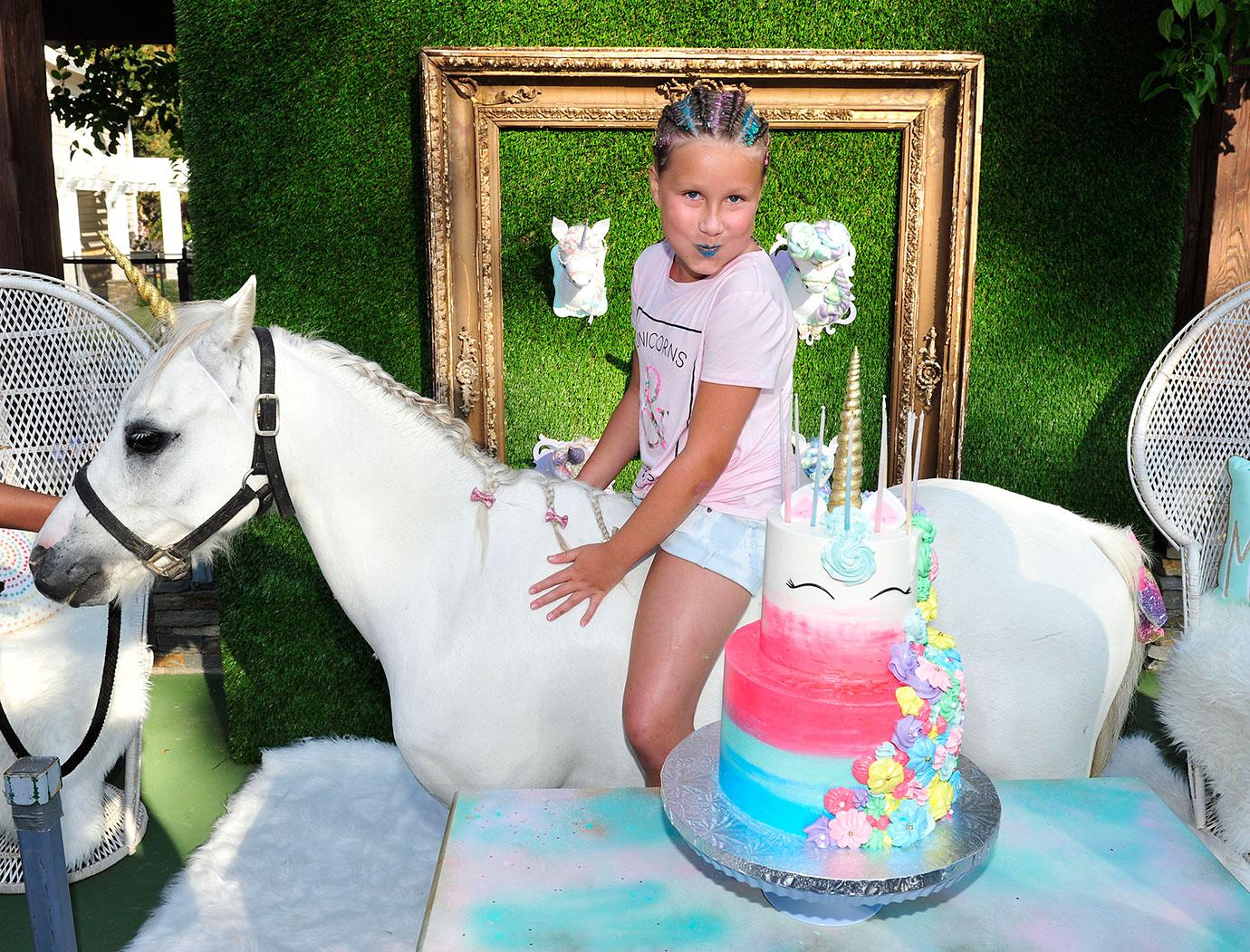 Tori Spelling daughter unicorn birthday party