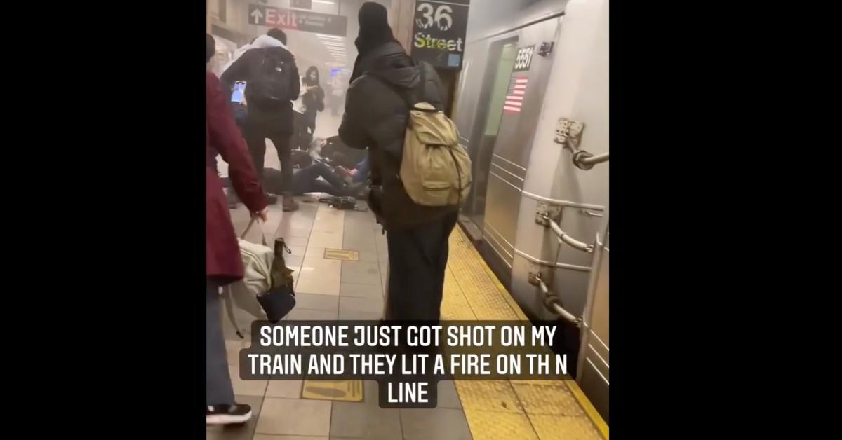 First Video Of Brooklyn Subway Attack Suspect Emerges Online