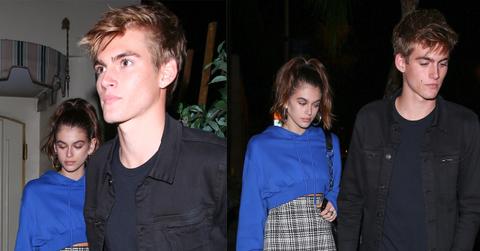 //kaia gerber and presley gerber hit west hollywood pp