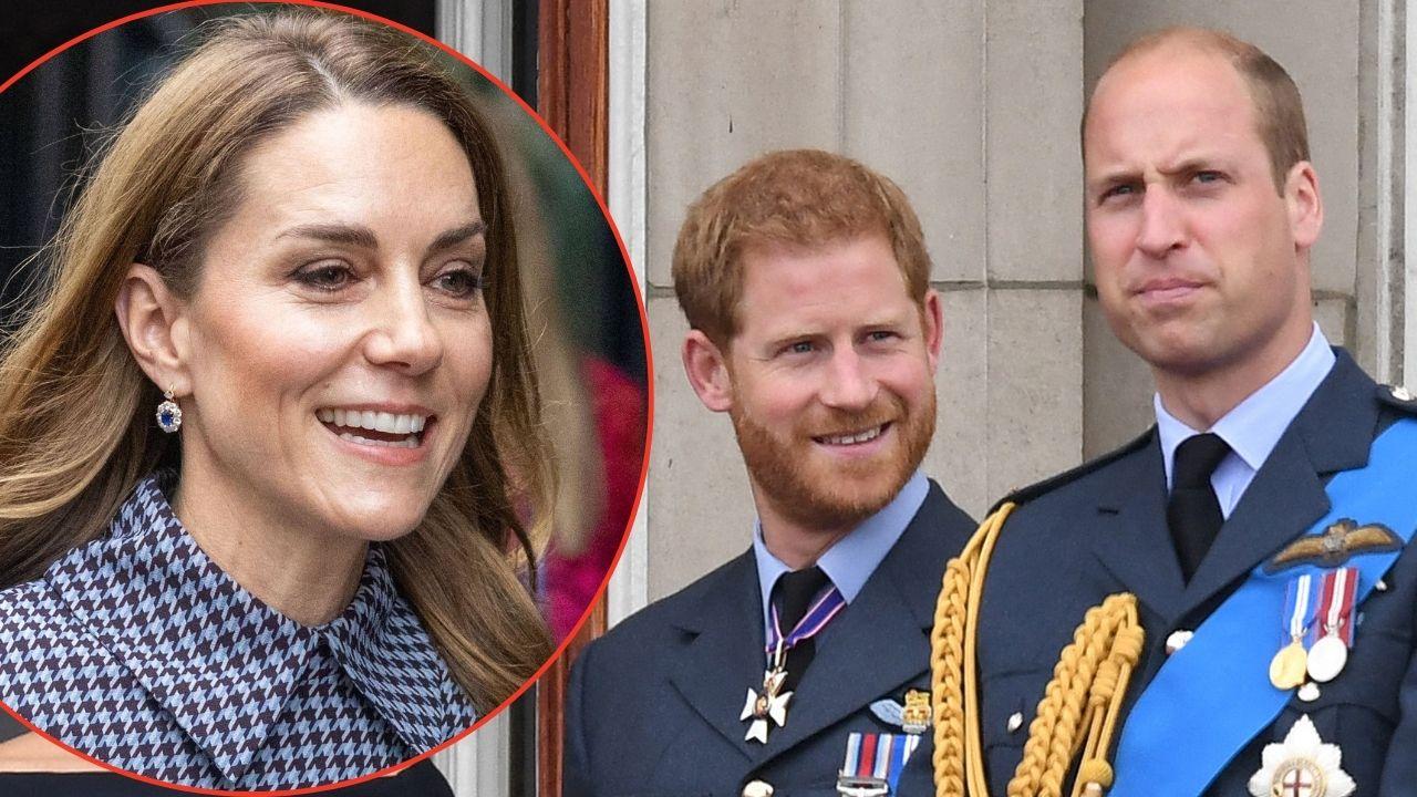 picture of Kate Middleton, Prince Harry and Prince William