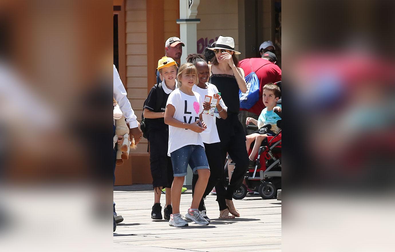 //skinny Angelina jolie twins birthday disneyland